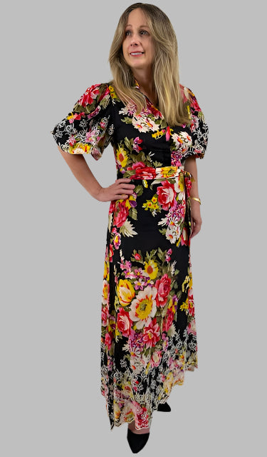 Black Floral Dress