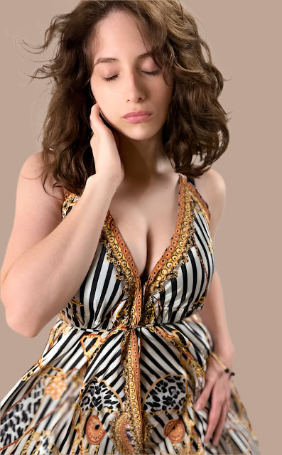 Adira High Low Maxi Dress