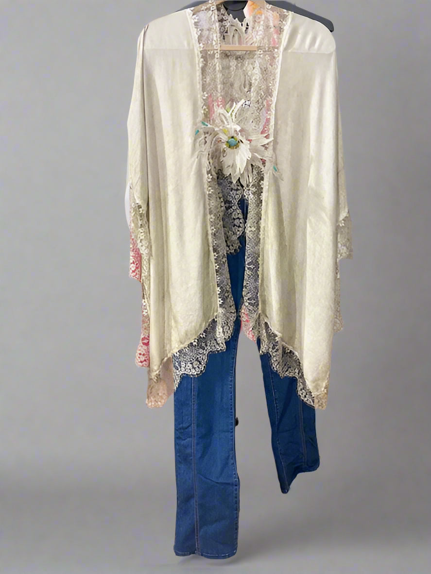 Taupe Poncho